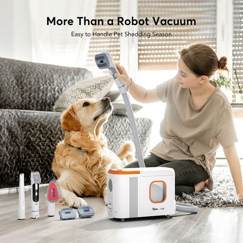 Teendow D20S MAX+ Robot aspirateur et outil de toilettage pour animaux 2 en 1, 6 000 Pa Teendow D20S MAX+ Robot aspirateur et outil de toilettage pour animaux 2 en 1, 6 000 Pa